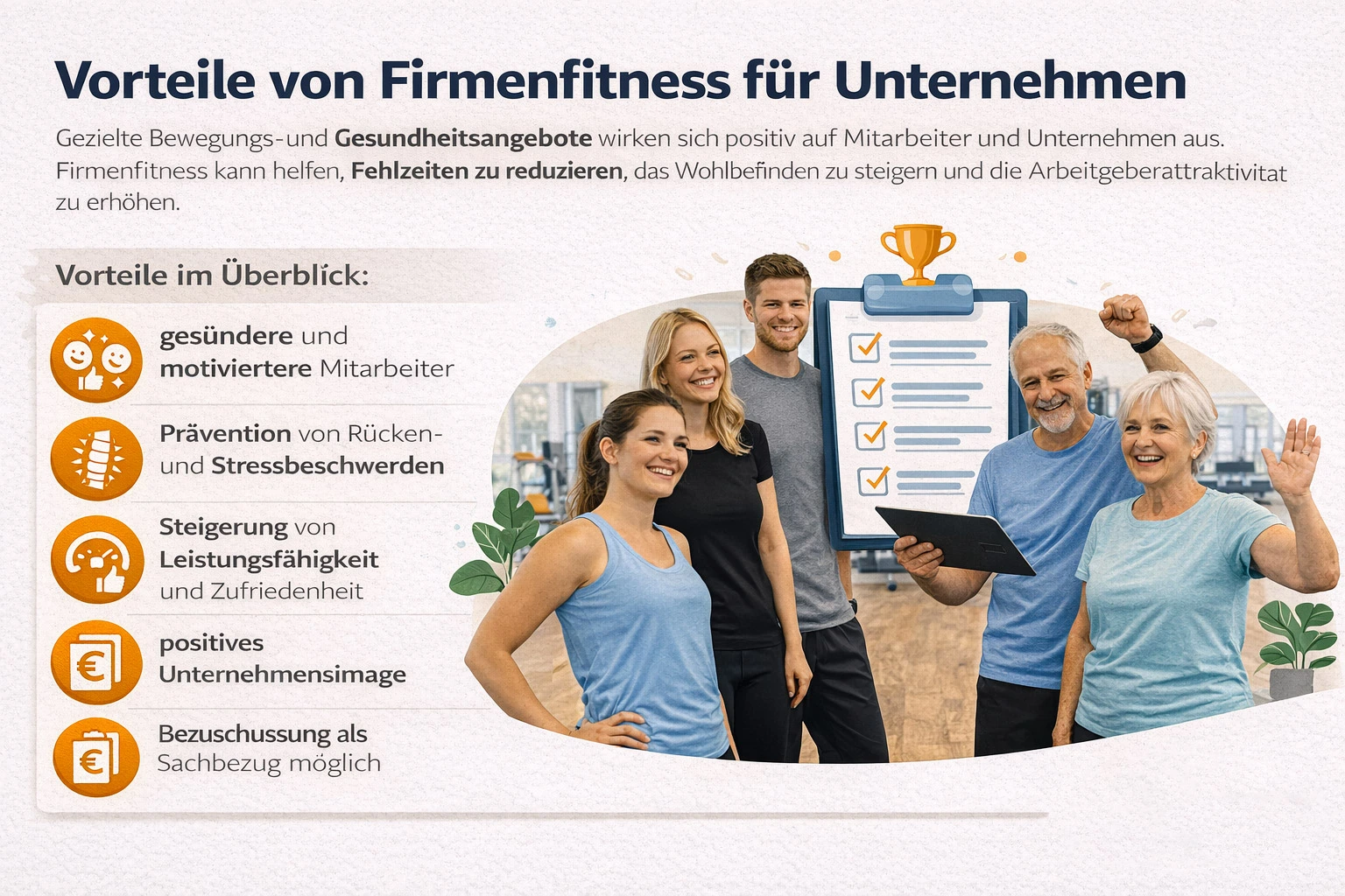 Die Vorteile und positiven Effekte von Firmenfitness im fit inn Engelskirchen