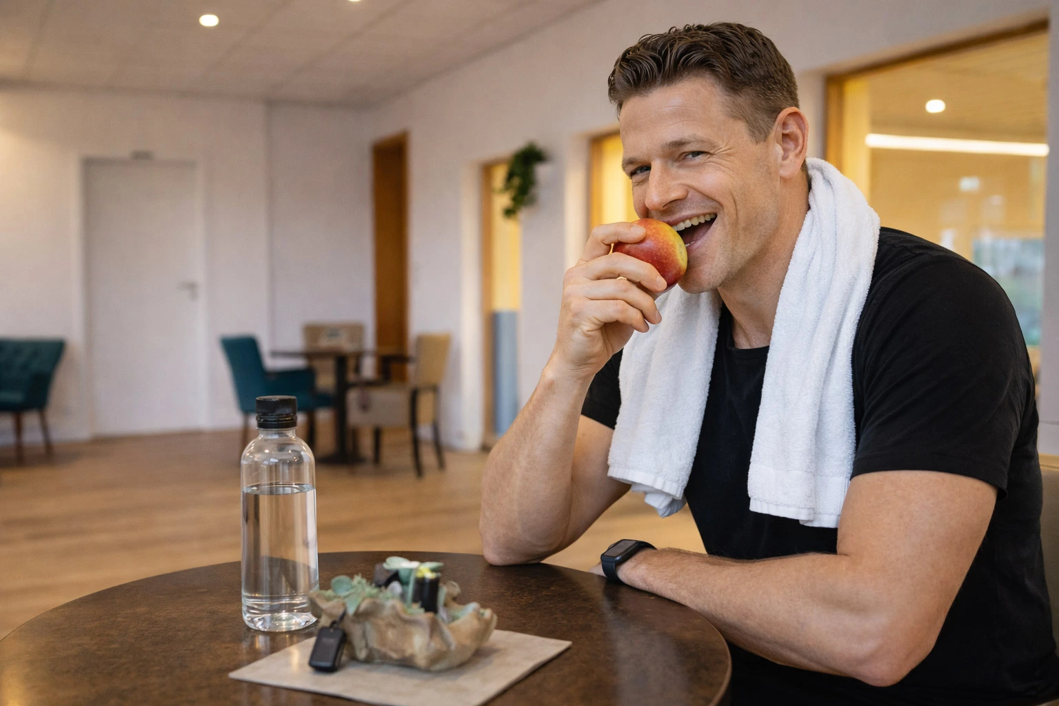 Gesundheit funktioniert durch richtige Ernährung und Sport