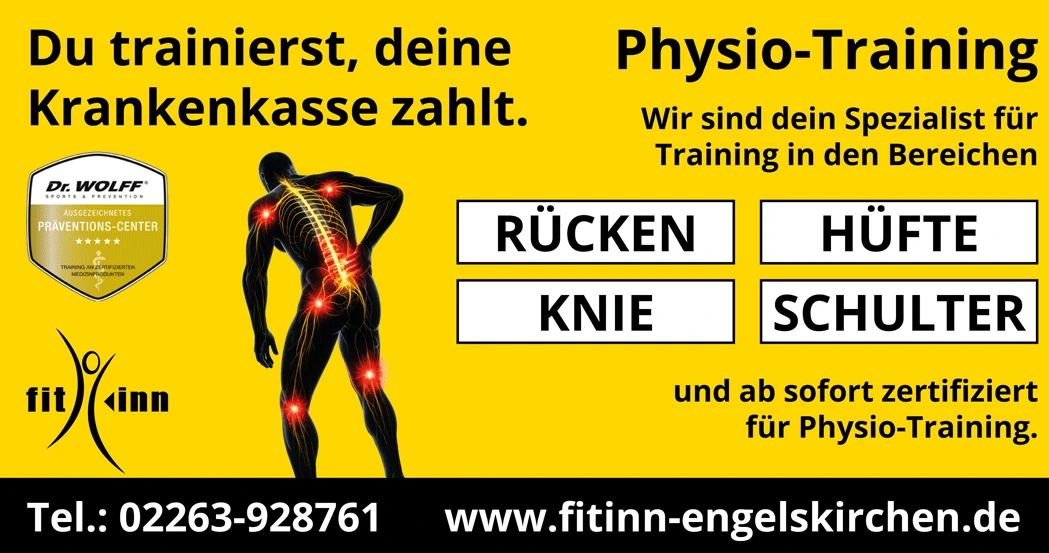 Dr. Wolff Physio-Training fit inn fit inn zertifiziertes Dr. Wolff Physio Training 2026